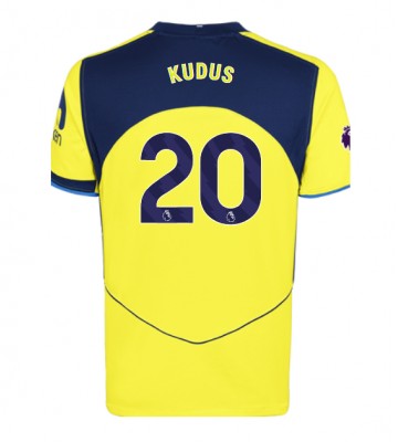 Tottenham Hotspur Mohammed Kudus #20 Tredjetrøje 2025-26 Kortærmet